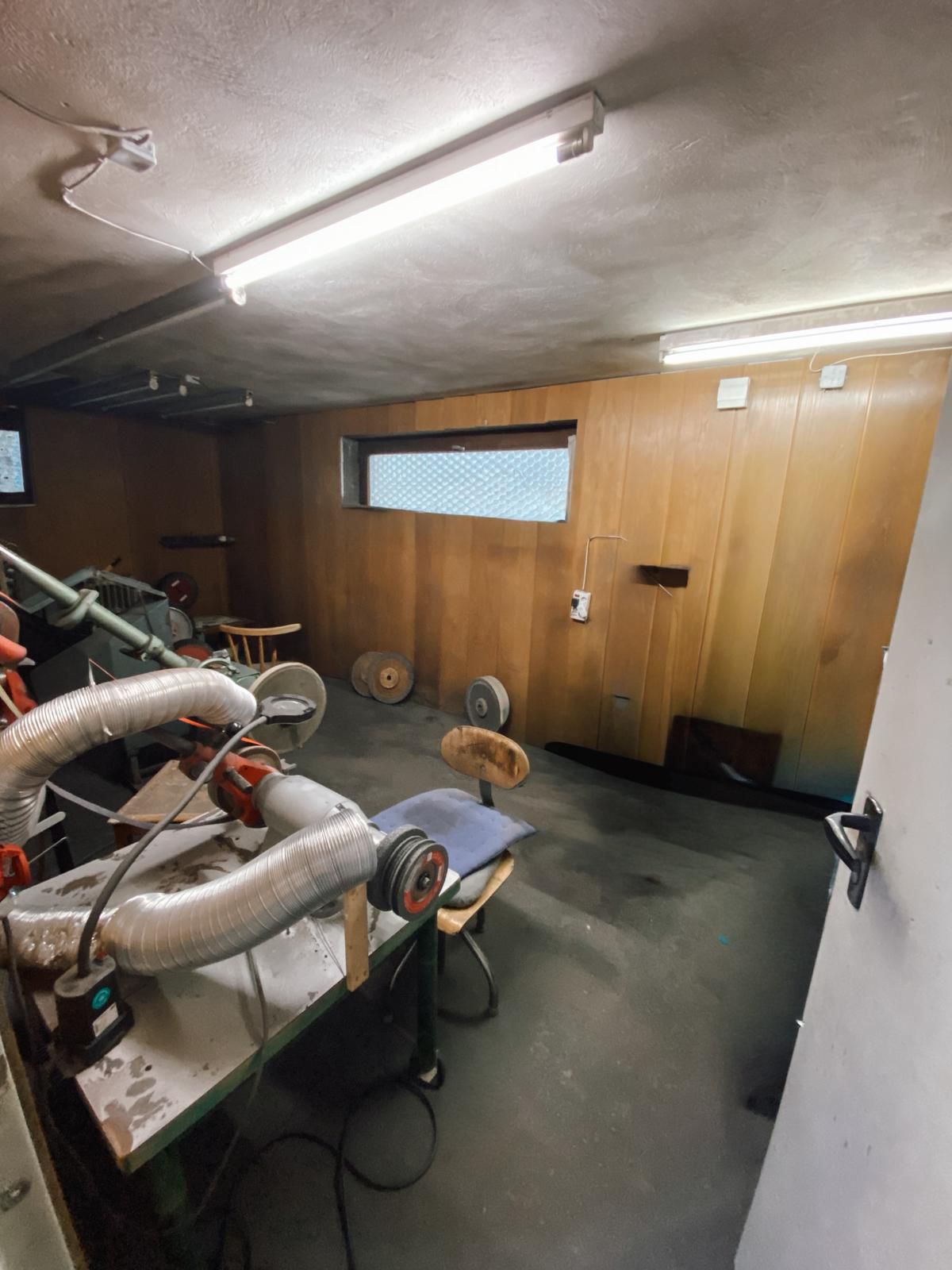 Früherer Schleifraum